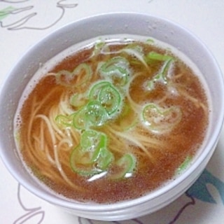 素麺で！インスタント味噌ラーメン＋＋